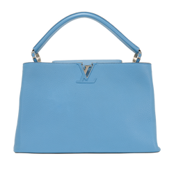 MM Capucines, Leather, Blue, AR2184 (2014), DB, 2*